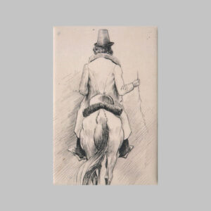 Magnes "Juliusz Słowacki na koniu"